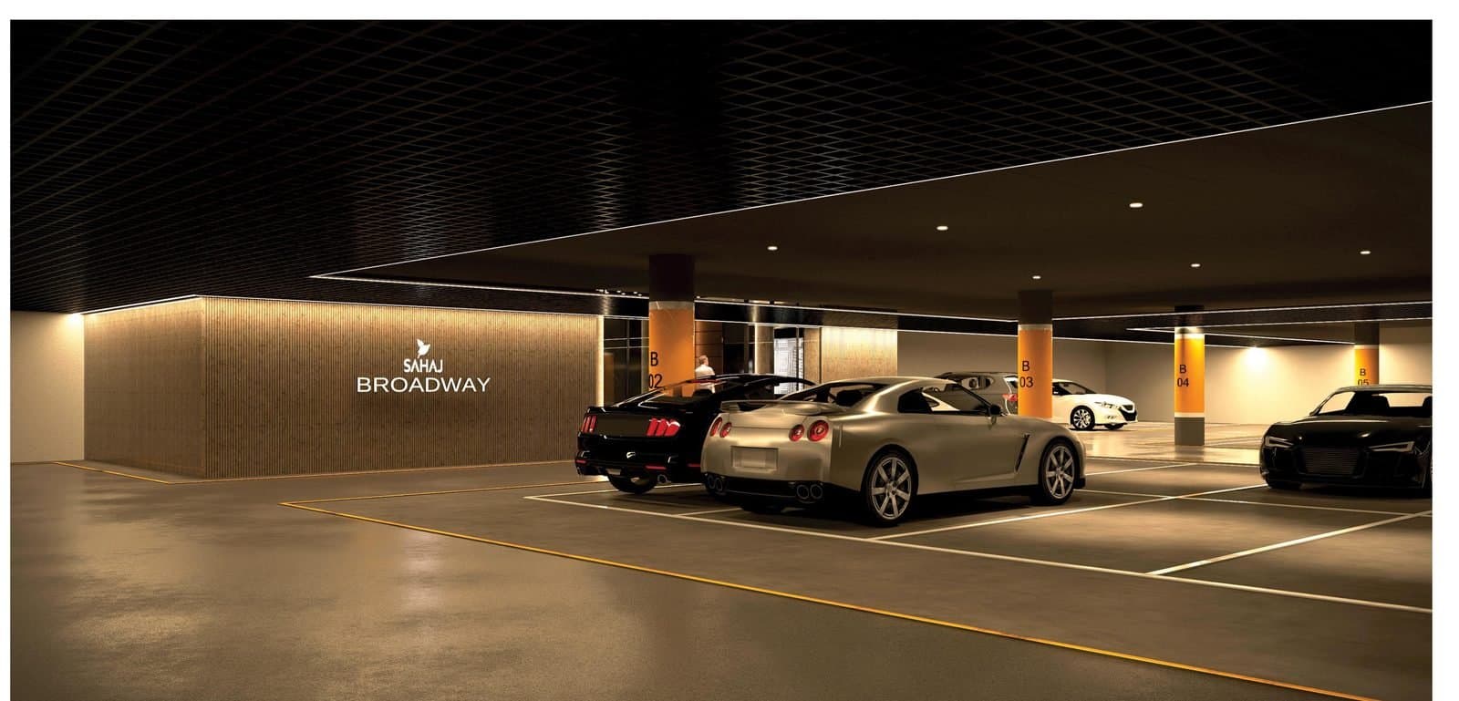 Dedicated basement parking